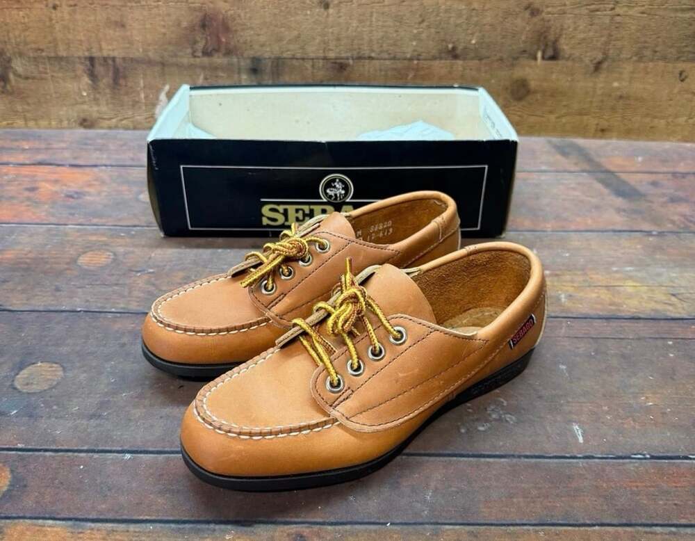 Sebago Campsides Leather Shoes 12-613 US men’s size 5